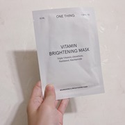 ビタミンブライトニングマスク / ONE THING（韓国）へのクチコミ投稿画像