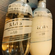 ピュアモイスト シャンプー 1.0／ヘアトリートメント 2.0 / &bio(アンドビオ)へのクチコミ投稿画像