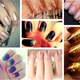 Of[VlC, Glitter ombre nails