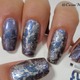 Sensitive Line Flower Stamping mani